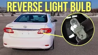 How to Replace Reverse Light Bulb - Toyota Corolla (2009-2013)