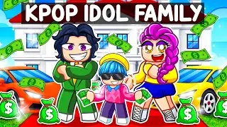 Rumi and Jinu Start a KPOP IDOL FAMILY in Roblox! (KPOP DEMON HUNTERS)