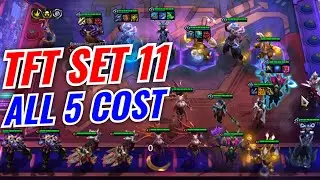 All 5 Cost Champ! | TFT SET 11 Inkborn Fables