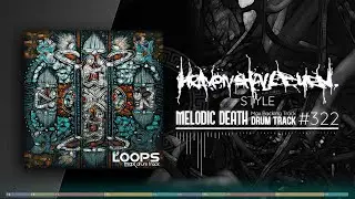 Melodic Death Metal Drum Track / Heaven Shall Burn Style / 180 bpm