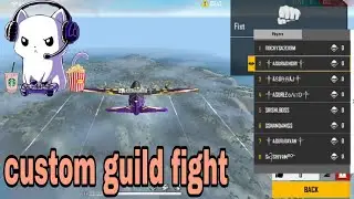 Free fire guild fight to see who is best player in guild। free fire custom room 48 player gameplay.