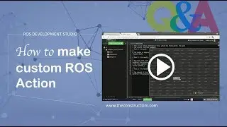 [ROS Q&A] #80 - How to make custom ROS Action