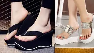 Chic high heel women, flip flop sleeper shoes। 2020 # fashion Punjab#