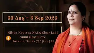 Meditation Retreat in Houston, Texas USA with Anandmurti Gurumaa | 30 Aug to 3 Sep 2023.