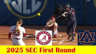 Auburn vs Alabama Softball Game Highlights, 2025 SEC First Round
