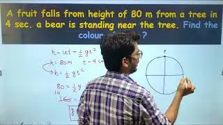 Kinematics - A bear falls from a height, Find color of bear (Jee Question)