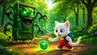 🐱🥤 Animated Short: A Tiny Kitten’s Funny Moment Near a Vending Machine.
