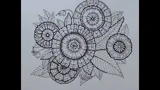 Intricate Coloring Book, Page 1