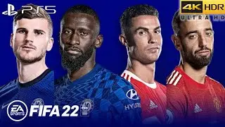Manchester United vs Chelsea | UEFA Champions League FINAL | FIFA 22 | PS5 Gameplay [ 4K 60FPS ]