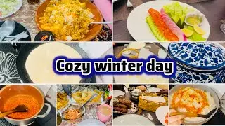 Cozy Winter Day | Aesthetic Cooking & Pakistani Home Vlog | Birthday Celebration 🎉 