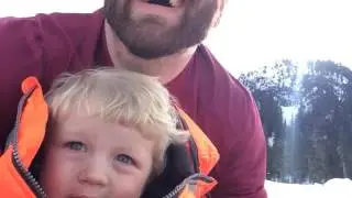 Caleb sled hill 2