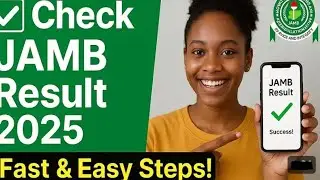 How to check jamb result 2025 (Step By Step) #jamb2025 #result #check #utme #trending #viral #fyp