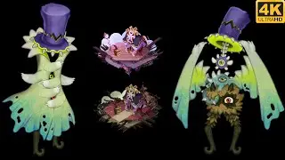 Scallyrags - Sound & Animation, Comparison / Breeding (My Singing Monsters) 4k
