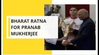 Former President Pranab Mukherjee receives 'Bharat Ratna' for his role in Indian politics