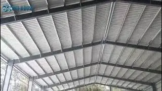 Prefabricated Steel Structure Warehouse color steel plate
