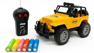 Unboxing Yellow Jeep RC Car Off-Road Remote Control Adventure