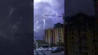 Lightning slow motion  #nature  #slowmotion