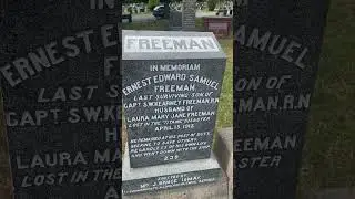 Titanic graves names on front were identified later #rvtravel