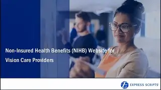 NIHB Website for Vision Care Providers