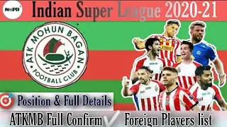 ISL2020-21 : ATKMB 🤩 Full Foreign players list for 2020-21