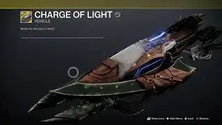 Destiny 2 - Beacon's Guidance Triumph & Charge Of Light Exotic Sparrow Reward!