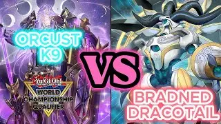 Orcust K9 vs Branded Dracotail &mdash; LOCALS Match (POV Overhead) | 3x Regional Top 4 | Yu-Gi-Oh!