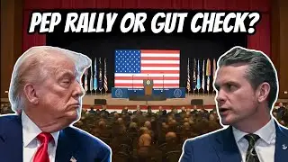 Deep Intel on the Hegseth/Trump Speech to Admirals and Generals at Quantico
