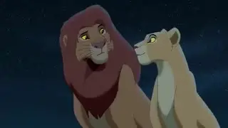 Simba and Nala under the stars - The Lion King II: Simba&rsquo;s Pride (1994)