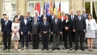 Commissioners Avramopoulos at the Paris meeting on cross-border cooperation against terrorism