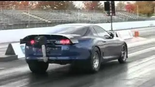 Supra turbo 7.81 @299 km/h 1/4 mille 402 mts