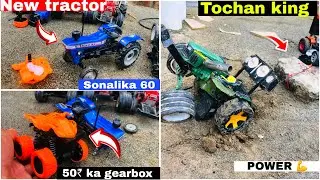 Sonalika 60 tractor 🚜 ka gearbox kaise banaye gear kha se lee johndeere Ki power testing kri 