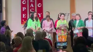 Persembahan lagu di acara International Day Protestant Church Oman 2021