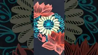 Easy Mini Lotus🪷Mandala#drawing#tutorial#shorts#mandala#youtubeshorts#colors#peace#happy#stepbystep