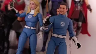 Marvel Legends Fantastic Four: Mr. Fantastic and Invisible Woman Review in Spanish #Avengers #marvel