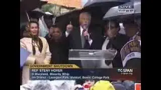 Hoyer Remarks at Press Conference Calling for an End to the Republican Government Shutdown