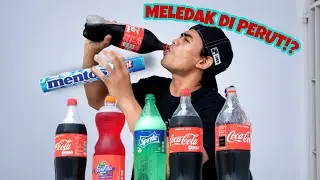 MAKAN  MENTOS DAN LANGSUNG MINUM COCACOLA, APA YANG AKAN TERJADI??