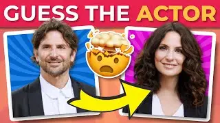 GUESS THE ACTOR BY OPPOSITE GENDER 🎭 | Celebrity Quiz