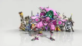 RAW VIDEO | OVERWATCH | DVA | CLASSIC | DANCE | EMOTE | 1 YEAR ANNIVERSARY