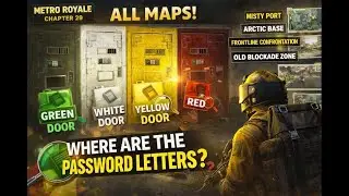 SECRET DOORS OPENED! | Password Letters Fully Explained | Metro Royale Chapter 29 Tricks | BGMI 4.1