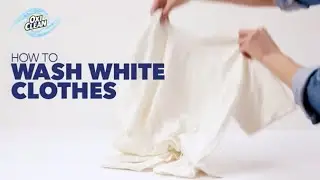 How to Wash White Clothes with OxiClean&trade;