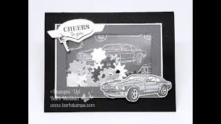 Shaker Card Geared Up Garage