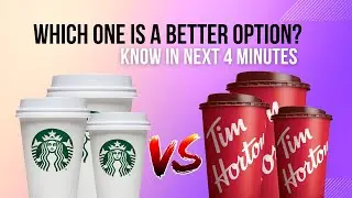 Starbucks vs. Tim Hortons - You Won't Believe What We Found! | Why one is better than other?