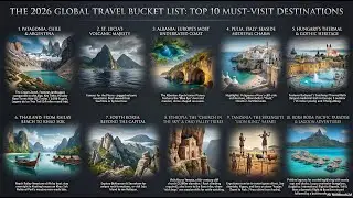 Top 10 Places To Visit in 2026 (Ultimate Travel Bucket List)