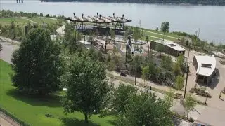 New drone footage of Tom Lee Park shows $60 million renovation is almost done