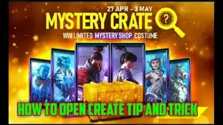 Free Fire New Event Mystery Create Open Tips And Trick 100% Granted/Garena Free Fire