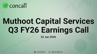 Muthoot Capital Services Q3 FY26 Earnings Conference Call | Concall.in
