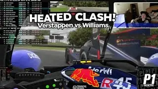 The Time Verstappen vs Williams Esports Driver Got HEATED in a Sim Racing Clash at Road America