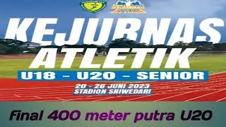 400 meter putra final U20 kejurnas solo 2023