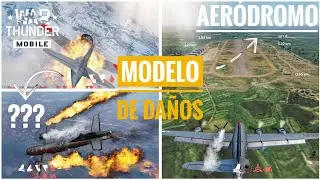 DAÑOS Y AERÓDROMO en WAR THUNDER MOBILE ❌🦅 reparando aviones