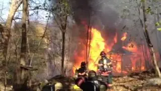 531 Dyarman Rd Log Cabin Fire